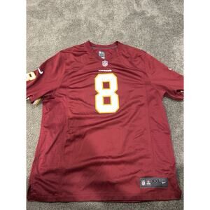 Nike On Field Jersey Mens 52 2XL Red Washington Redskins #8 Kirk Cousins‎ NFL